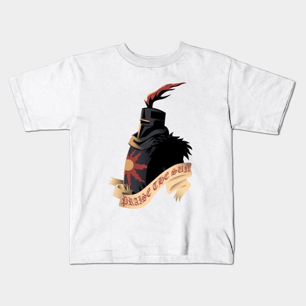 Solaire of Astora Kids T-Shirt by Miebk